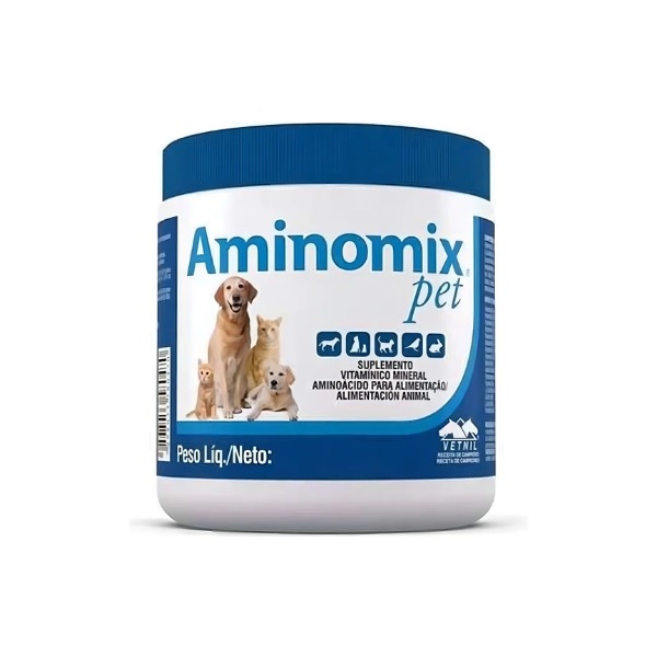 Suplemento Cachorro Gato Aminomix Pet Vetnil - 100G